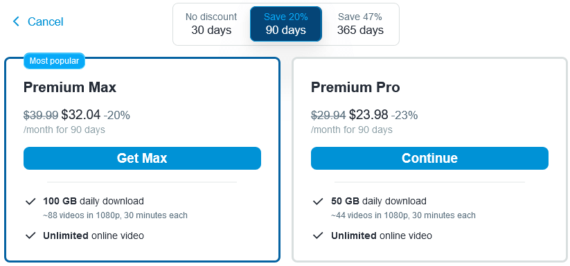 How to Buy Keep2Share Premium